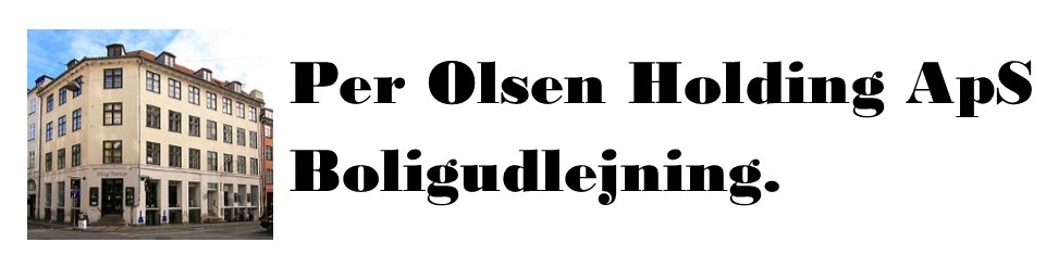 Per Olsen Holding ApS - Boligudlejning